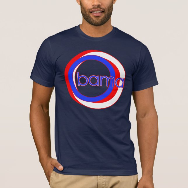 Großes O Obama Barack Obama 2008 T-Shirt (Vorderseite)