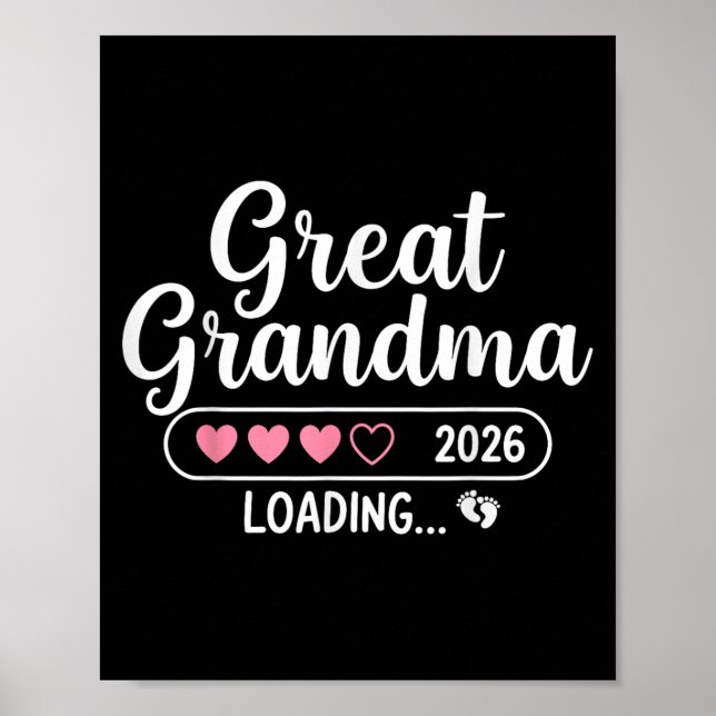 Großes Oma 2026 Ladung Poster (Vorne)