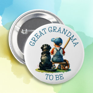 Großes Oma Babydusche Button