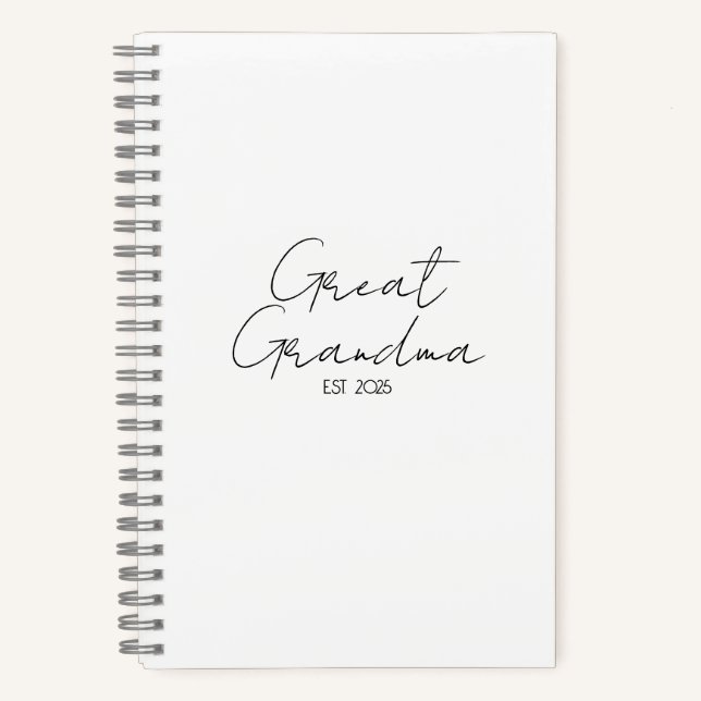 Großes Oma Großes Opa Set ・Neue große Großartigkei Notizbuch (Vorderseite)