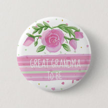 Großes Oma, um Aquarell-Rose Kinderdusche zu sein