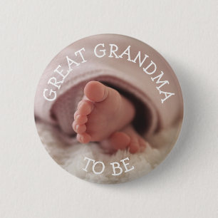 Großes Oma zum Baby-Duschknopf Button