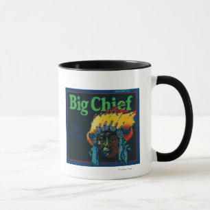 Großes orange HauptsächlichlabelOntario, CA Tasse