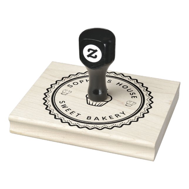 Großes, Personalisiertes Logo Gummistempel (Stempel)