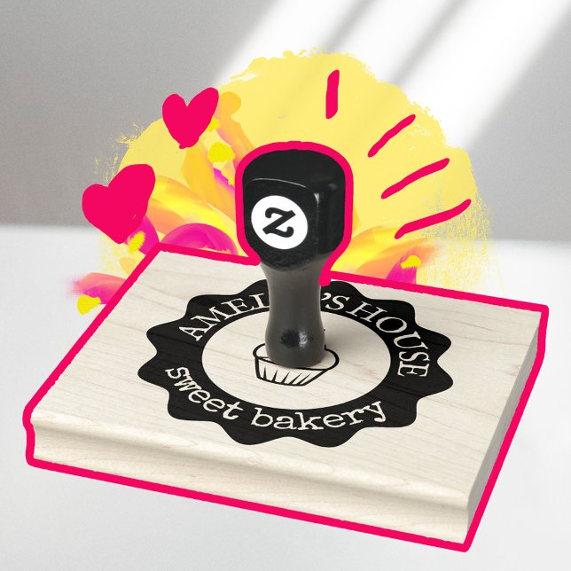 Großes, Personalisiertes Logo Gummistempel (Von Creator hochgeladen)