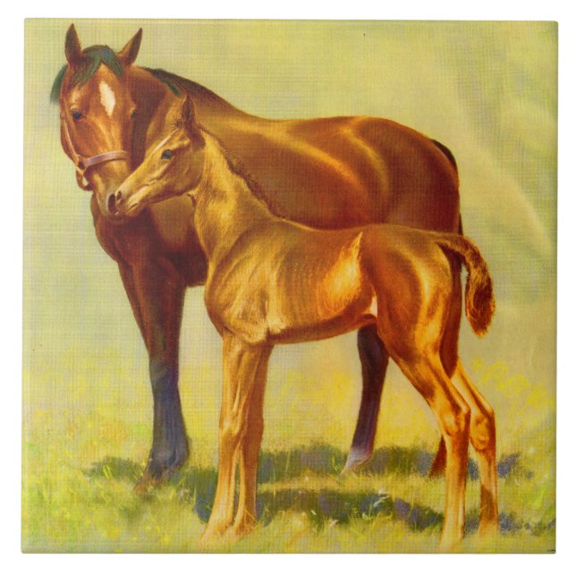 großes Pferd Fliese (Vorderseite)