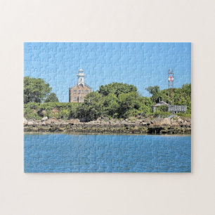 Großes Puzzlespiel Kapitän-Island Lighthouse