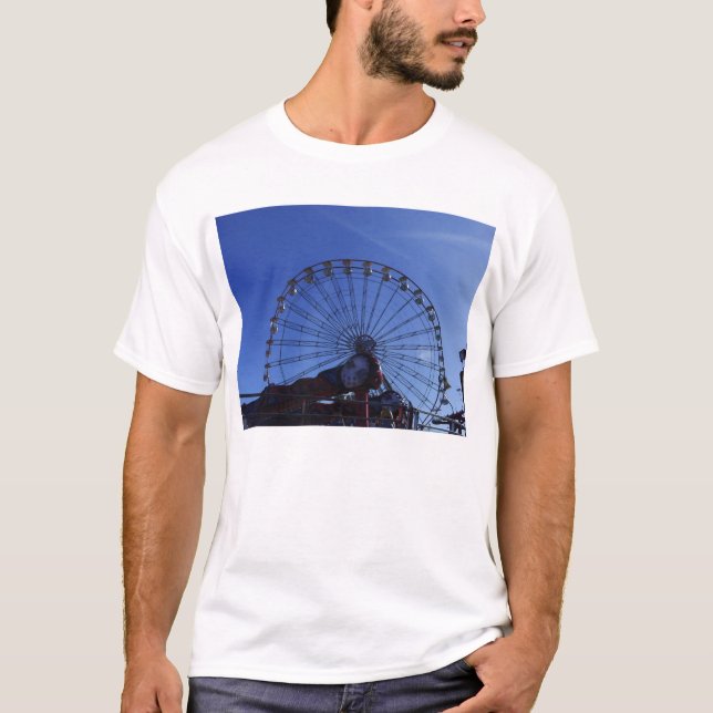 Großes Rad am Rummelplatz-T - Shirt (Vorderseite)