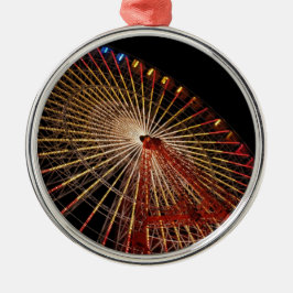 Großes RadFunfair Night.jpg Ornament Aus Metall