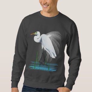 Großes Reiher-Shirt Sweatshirt