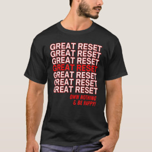 Großes Reset lustig Danke, dass Sie mir nichts b T-Shirt