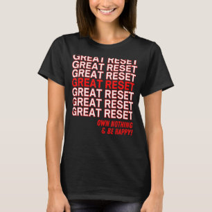 Großes Reset lustig Danke, dass Sie mir nichts b T-Shirt