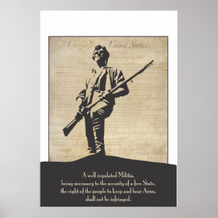 Großes revolutionäres Minuteman-Plakat Poster