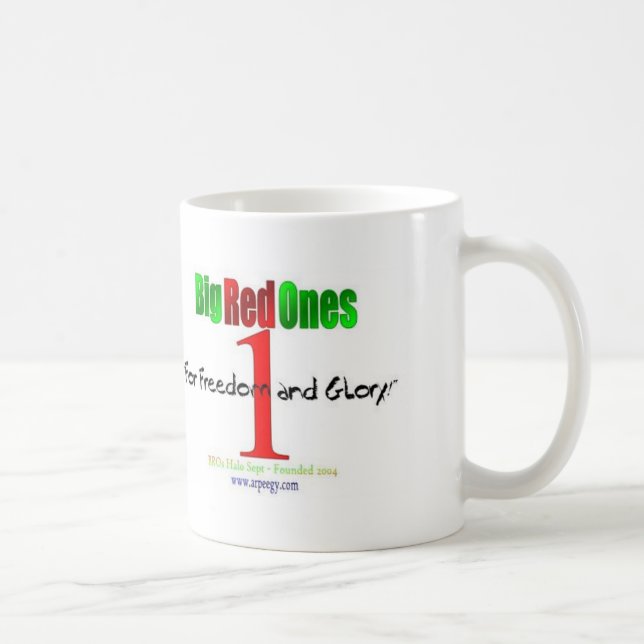 Großes Rot eine Team Tasse (Rechts)