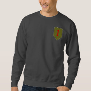 Großes Rot eins, 1. Identifikations-Flecken Sweatshirt
