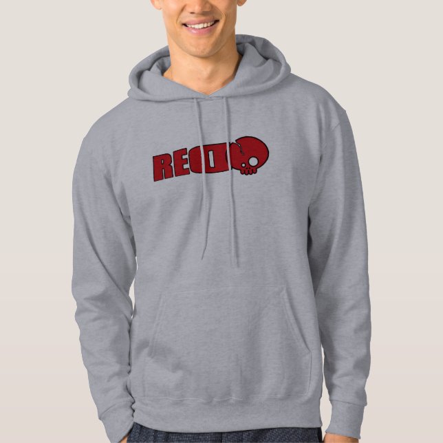 Großes Rot, RedSkull Tinte Hoodie (Vorderseite)