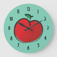 Großes rotes Apple-Zeichnen