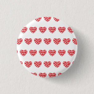 Grosses rotes Herz mit wenig Herz Button
