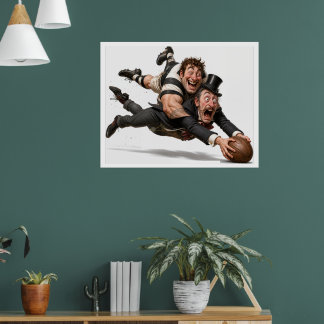 Großes Rugby Herren Poster