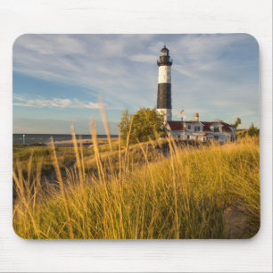 Großes Sable Point Leuchtturm am Lake Michigan Mousepad