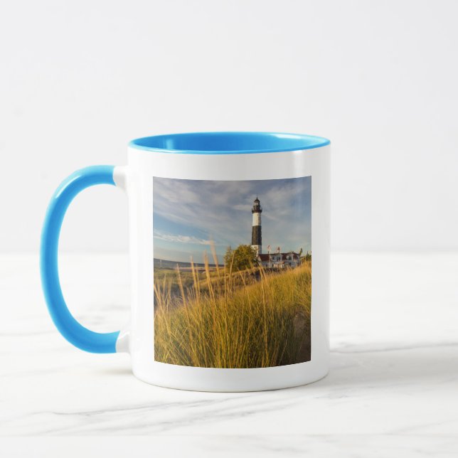 Großes Sable Point Leuchtturm am Lake Michigan Tasse (Links)