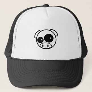 Großes schauendes Subie Schwein Truckerkappe