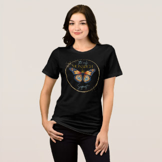 Großes Schönes Schmetterlingshemd Tri-Blend Shirt