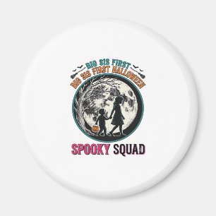 Großes Schwester Halloween-Shirt für ihre erste gr Magnet
