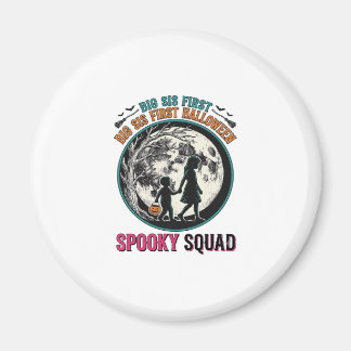 Großes Schwester Halloween-Shirt für ihre erste gr Magnet