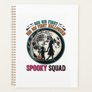 Großes Schwester-Halloween-Shirt für ihre erste gr Planer