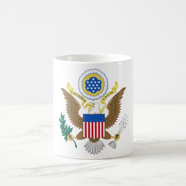 Großes Siegel der Vereinigten Staaten Kaffeetasse (Mittel)