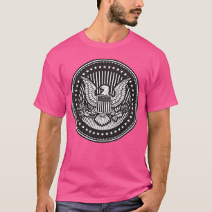 Großes Siegel der Vereinigten Staaten Wow Pink-T  T-Shirt