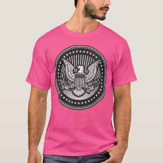 Großes Siegel der Vereinigten Staaten Wow Pink-T - T-Shirt