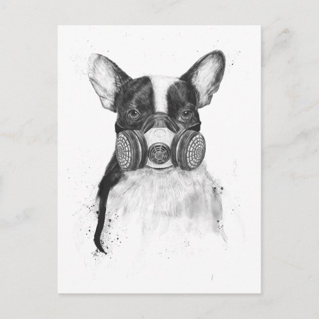 Großes Stadtleben Postkarte (Vorderseite)