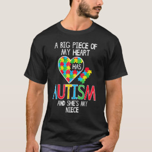 Großes Stück meines Herzens hat autistische Nichte T-Shirt