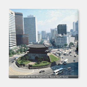 Großes Südtor (Sungyemun), Seoul, Südkorea Magnet