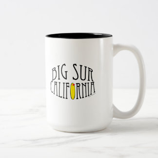 Großes Sur, Kalifornien-Tasse Zweifarbige Tasse