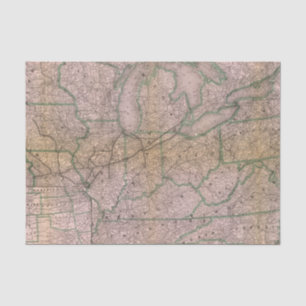 Großes Wabash System Seidenpapier