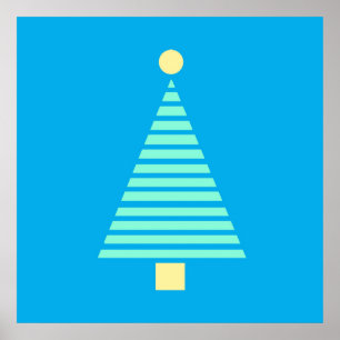 Großes Weihnachtsbaumposter Poster