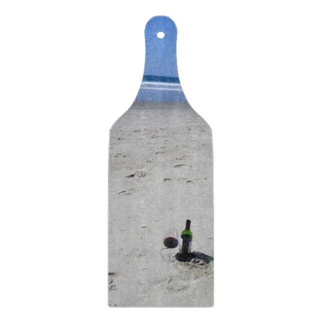 Großes Wein-Glasschneiden-Brett! Schneidebrett (Vorderseite)