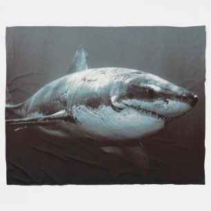 GROSSES WEISS FLEECEDECKE