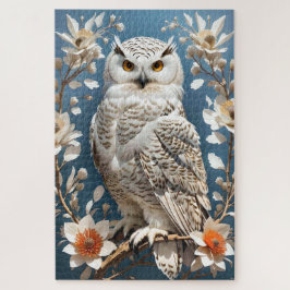 Grosses weißes Schneeauwl Botanisch