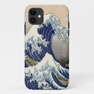 Großes Wellen-schöne Kunst 葛飾北斎 "神奈 iPhone 11 Hülle