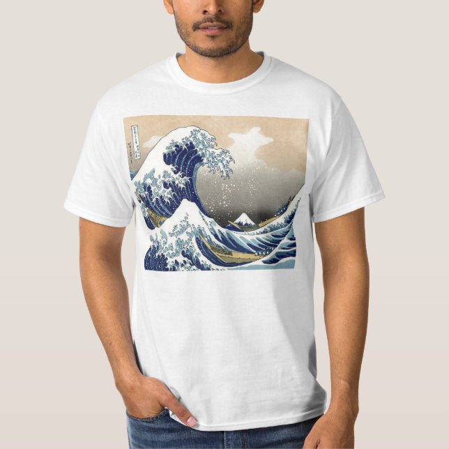 Großes Wellen-T-Shirt T-Shirt (Vorderseite)