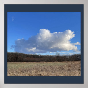 Großes Wolkenposter Poster