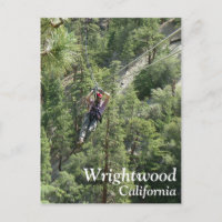 Großes Wrightwood Zip Line Postcard!