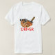 GROSSES Wurst-Pizza-Lieferungs-T-Shirt T-Shirt (Design vorne)