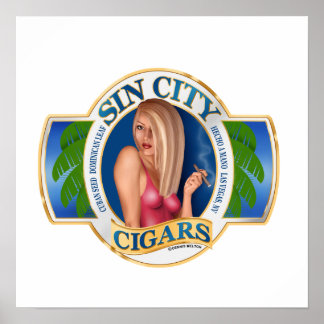 Großes Zigarrenposter Poster