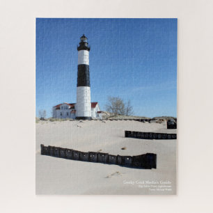 Großes Zobel-Punkt-Leuchtturm-Puzzlespiel