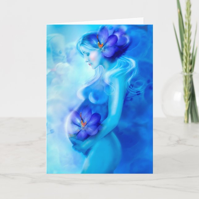 Grossesse heureuse de la carte (Devant)